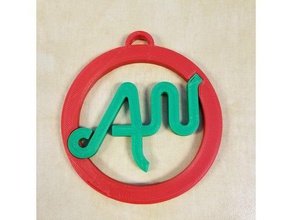 revised awolnation ornament art 3d print model - Mito3D