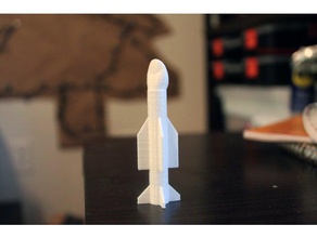vacaciones de misiles dedo muérdago decoración 3d print model - Mito3D