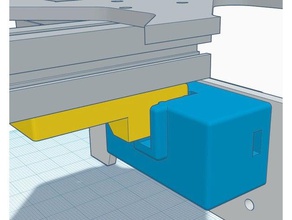 p3 steel y bed optical stop sensor guide mount cover 3d printer parts p3steel prusa i3 3d print model - Mito3D