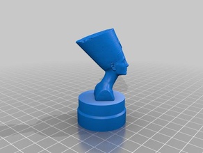 bottiglia topper - nefertiti arredamento tappo di 3d print model - Mito3D