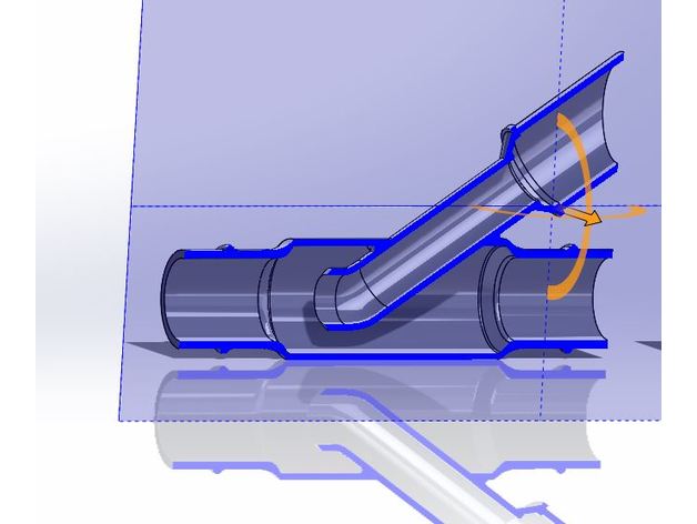 venturi-jet-d30mm schweben diy hover jet staubsauger Staubsauger venturi venturieffect 3D print model - Mito3D