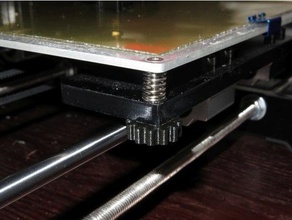 alunar 508 prusa i3 bed leveling upgrade 3d printer parts 3d print model - Mito3D