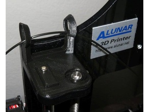 alunar 508 prusa i3 lead screw guide 3d printer parts 3d print model - Mito3D