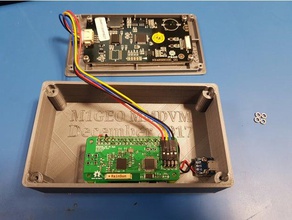 nextion 35-inch lcd raspberry pi zero & microusb socket electronics 3d print model - Mito3D