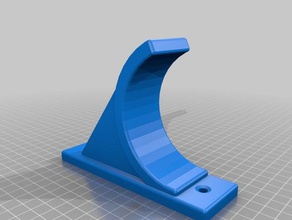 wall mount - evolve skateboard sport & outdoors 3d print model - Mito3D