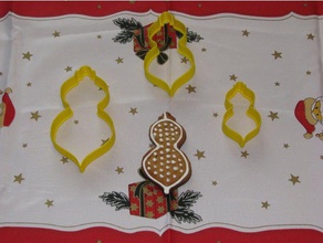 christmas ornament gingerbread cookie-cutter Küche und Esszimmer 3d print model - Mito3D