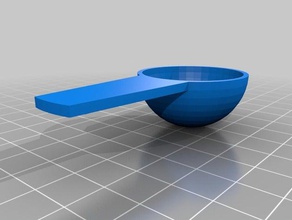 8ml measure spoon 3d printer accessories 3d print model - Mito3D