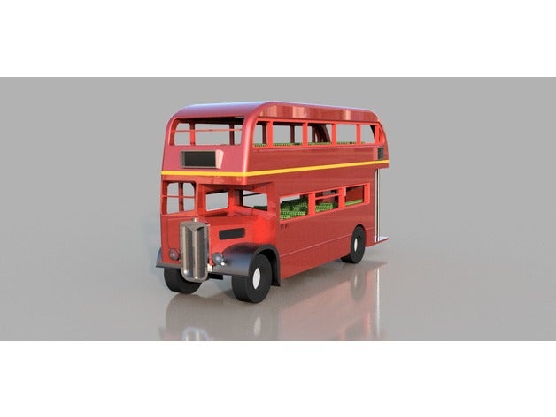 double decker bus aec automotive double-decker 3D print model - Mito3D