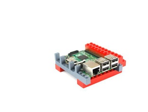 lego raspberry pi adapter toy & game accessories 3d print model - Mito3D