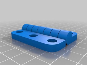3 screw hinge parts customized 3d print model - Mito3D