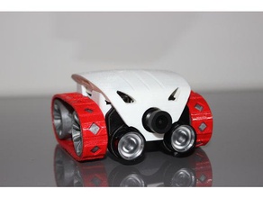 smars zéro la robotique le bricolage drone imprimez en toute simplicité modulaire raspberry pi camera robot ugv zerobot 3d print model - Mito3D