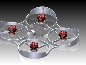 11xx motor brushless quadcopter quadro r c veículos 3d print model - Mito3D
