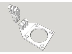 z aks cam tamamen ayarlanabilir anet a8 monte edin 3d yazıcı aksesuarları modifiye kamera yükseltme x-ekseni ekseni 3d print model - Mito3D