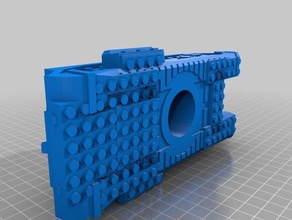 lego tank hull churchill7 3d print model - Mito3D