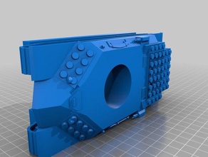 lego tank gövde is7 3d print model - Mito3D