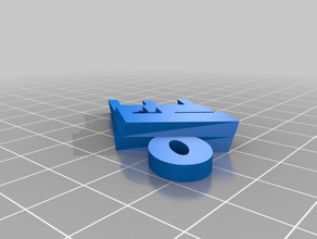 fie-grün Schlüsselanhänger kundengebundene 3d print model - Mito3D