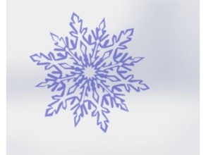 floco de neve a arte 3d print model - Mito3D