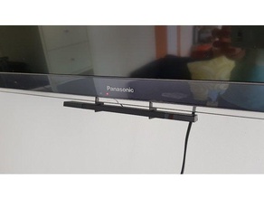wii sensor bar titolare tv panasonic viera video giochi 3d print model - Mito3D