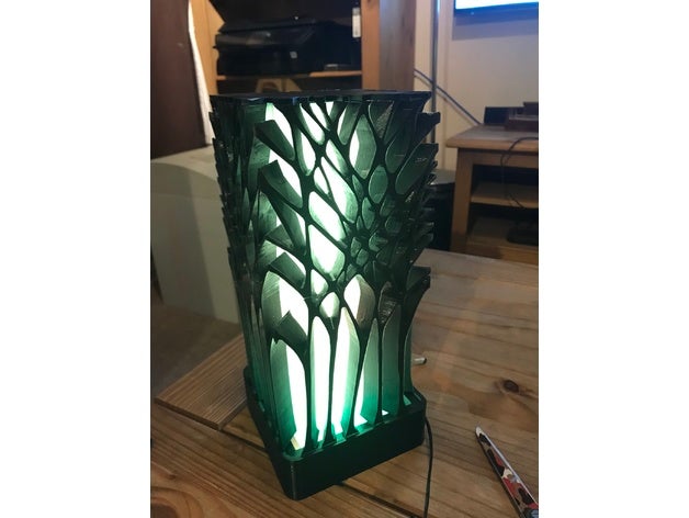 ridimensionata foresta lampada umore anet a8 taglio La stampa 3d la 3D print model - Mito3D