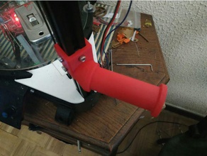 angled spool holder kossel 3d printer accessories 3d print model - Mito3D