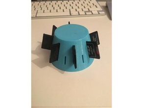 sd card holder office 3d print model - Mito3D