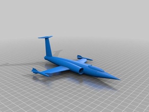 Flugzeug 3d-drucken avion fighter 3d print model - Mito3D