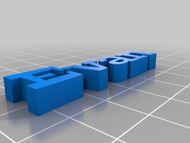 evan chaveiros personalizado 3D print model - Mito3D