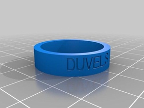 duvels nat 2 anéis personalizado 3d print model - Mito3D