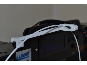 filament holder prusa i3 m605 3d printer accessories alunar 3d print model - Mito3D