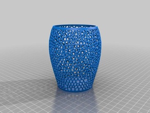 voronoi vase household decoration home 3d print model - Mito3D