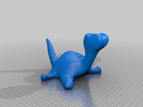 dinobank - dinossauro-em forma de piggybank remix A impressão 3d 3d print model - Mito3D