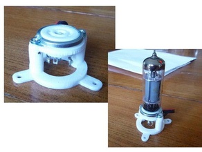 socket holder noval tubes diy 3d print model - Mito3D