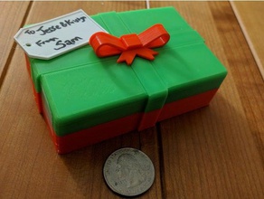 pequeña etiqueta de regalo best buy navidad la 3d print model - Mito3D