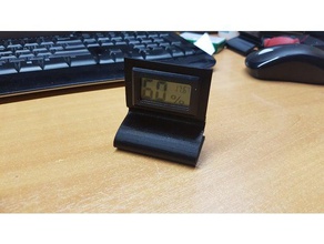 hygrometer temperature stand household humidity module simple enclosure 3d print model - Mito3D