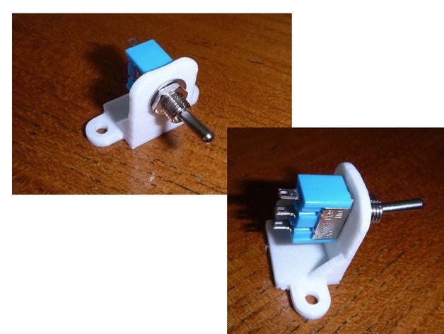 tubo interruptor amp suporte diy 3D print model - Mito3D
