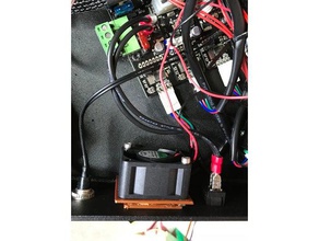 30 - 40 mm fan adaptator microdelta reworks 3d printer parts 3d print model - Mito3D