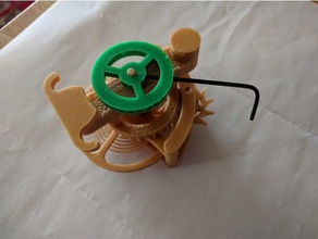 santa corona giocattoli meccanici 3d print model - Mito3D