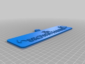 name 1 office customized 3d print model - Mito3D