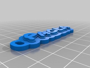 portachiavi paola llaveros personalizado 3d print model - Mito3D