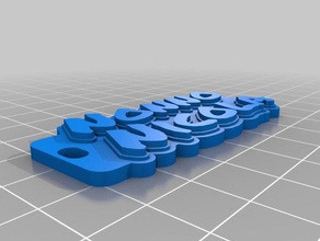 portachiavi nonno nicola llaveros personalizado 3d print model - Mito3D