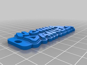 portachiavi nonna daniela llaveros personalizado 3d print model - Mito3D