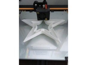 tree top star decor 3d print model - Mito3D