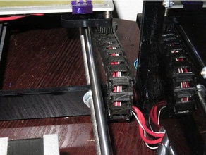 alunar 508 prusa i3 y-axis cable chain 3d printer parts 3d print model - Mito3D