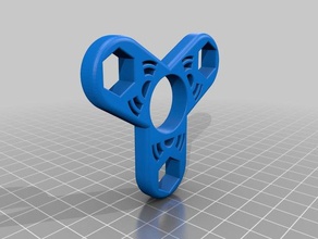 m8 giratório mecânico de brinquedos fidget brinquedo spinner 3d print model - Mito3D