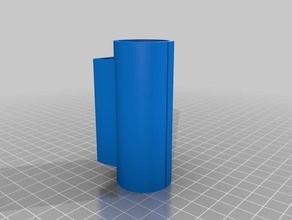 expandable baton holder parts 3d print model - Mito3D
