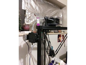 universal filament spool delta printers 3d printer accessories holder 3d print model - Mito3D