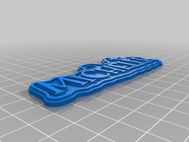 michelle özelleştirilmiş 3D print model - Mito3D
