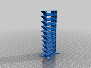smart compact temperature calibration tower 3d printing tests heattower 3d print model - Mito3D