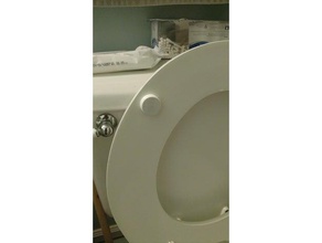 toilet seat bumper household 3d print model - Mito3D