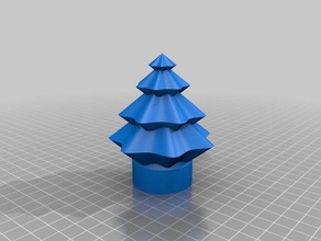 árvore de natal luz decoração personalizado 3d print model - Mito3D
